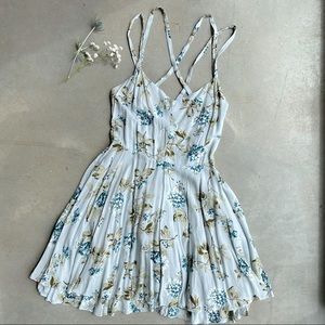 Floral print sun dress